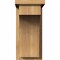 Ekena Millwork Huntington Smooth Corbel w/Backplate, Western Red Cedar, 7 1/2"W x 12"D x 16"H COR08X12X16HUN01SWR - alternate 4